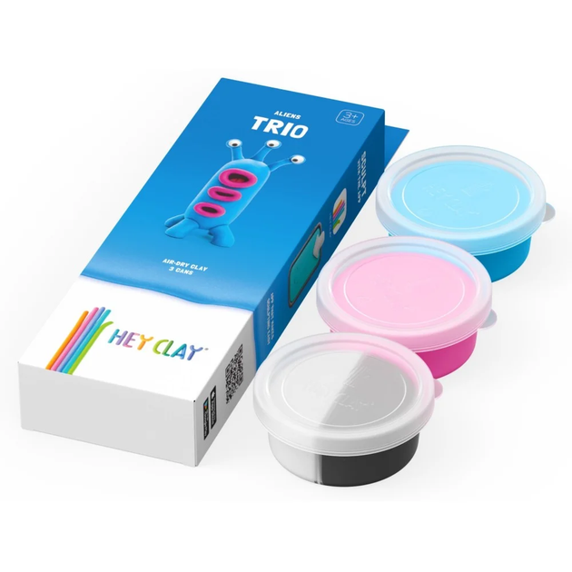 Пластична маса Hey Clay Інопланетянин Тріо HCL30090CEE3 (5904754607612) - зображення 2