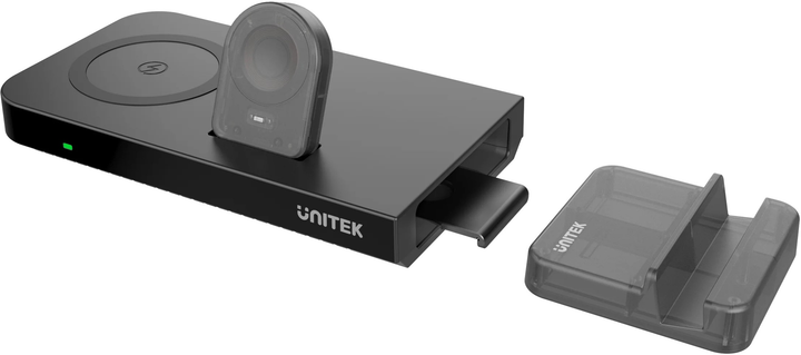 Бездротовий зарядний пристрій Unitek MagMighty Combo 5 48W (4894160049230) - зображення 3