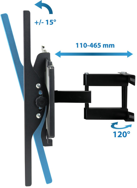 Uchwyt scienny Esperanza ERW012 do TV 26"-70" (5901299958964) (955555908154808) - Outlet - obraz 3