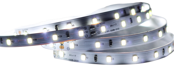 Професійна світлодіодна стрічка MW Lighting HQS 6 Вт/м 12В 60LED 6500K IP33 50м (5902135157107) - зображення 1