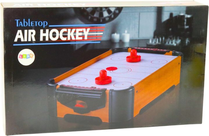 Stół do gry w hockeya Lean Toys drewniany ze światłem i dźwiękiem 45 x 25 x 10 cm (5905991023487) - obraz 2