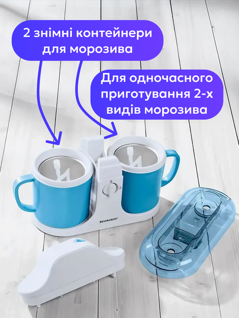 BLUEさん専用アイスウェーブ2set&x39 Мороженица двойная мороженница для дома с двумя чашами аппарат для