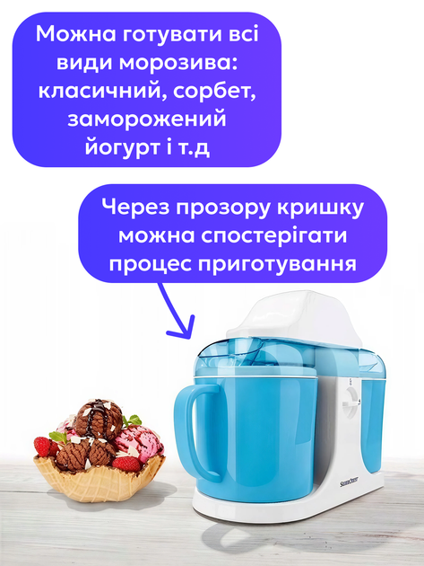 Мороженица двойная мороженница для дома с двумя чашами аппарат для