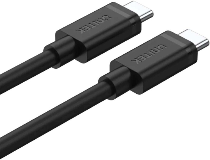 Kabel Unitek USB Type-C - USB Type-C 3.2 Gen 1 PD 100 W 2 m Black (Y-C477BK01-2M) - obraz 2