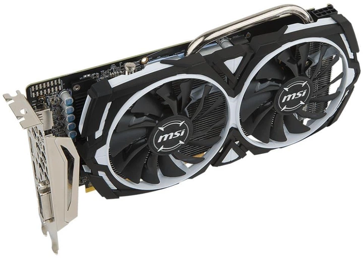 Видеокарта MSI AMD Radeon RX 470 8Gb Armor (RX 470 ARMOR 8G OC) (GDDR5, 256 bit, PCI-E 3.0 x16) Б/у - изображение 3