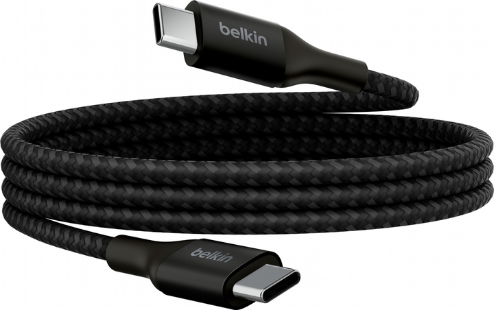 Кабель Belkin BoostCharge 240W USB Type-C - USB Type-C 1 м Black (CAB015BT1MBK) - зображення 5