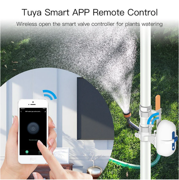 Розумний клапан Wi-Fi Moes WV-QY Tuya (5902135155349) - зображення 2