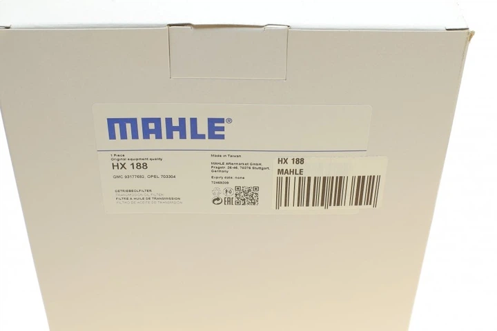 Масляный фильтр АКПП MAHLE / KNECHT HX 188 Volvo V70, S80, C70, S60, XC70, XC90; Opel Vectra 93177682, 703304, 0703304 - Фото 7 Масляный фильтр АКПП MAHLE / KNECHT HX 188 Volvo V70, S80, C70, S60, XC70, XC90; Opel Vectra 93177682, 703304, 0703304 - изображение 7