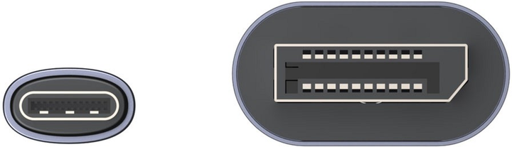 Кабель Unitek Bidirectional USB Type-C - DisplayPort 1.4 8K 60 Гц 1.5 м Black (V1423DGY01) - зображення 8