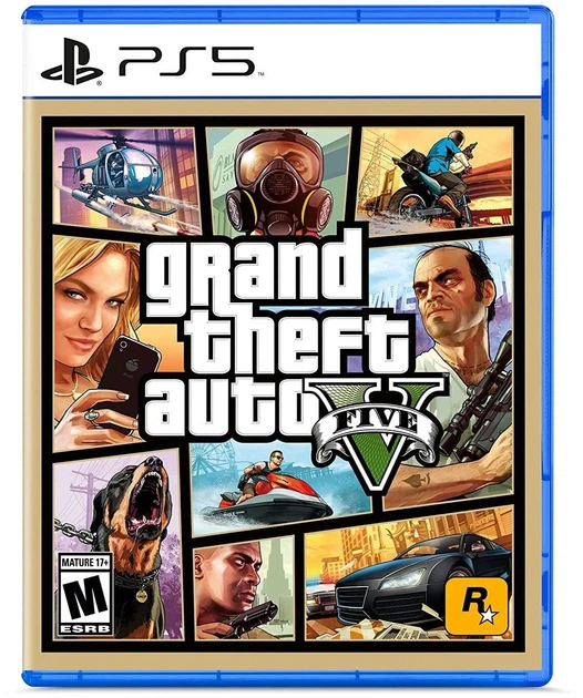 Игра Sony PlayStation 5 Grand Theft Auto V Русские Субтитры Б/У - Фото 1 Игра Sony PlayStation 5 Grand Theft Auto V Русские Субтитры Б/У - изображение 1