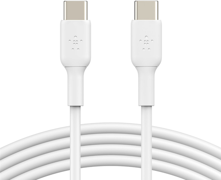 Zestaw kabli Belkin BoostCharge Flex USB Type-C – USB Type-C 60W 1 m White (CAB003BT1MWH2PK) - obraz 1