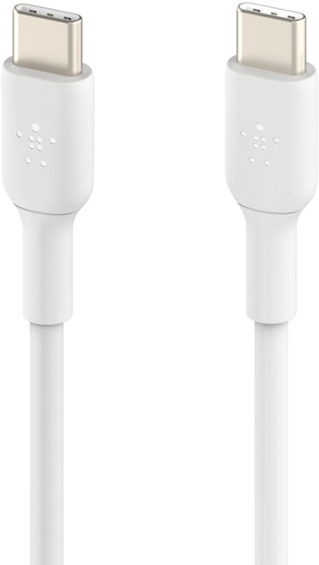 Zestaw kabli Belkin BoostCharge Flex USB Type-C – USB Type-C 60W 1 m White (CAB003BT1MWH2PK) - obraz 3