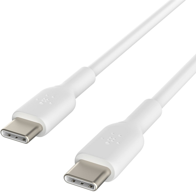 Zestaw kabli Belkin BoostCharge Flex USB Type-C – USB Type-C 60W 1 m White (CAB003BT1MWH2PK) - obraz 5
