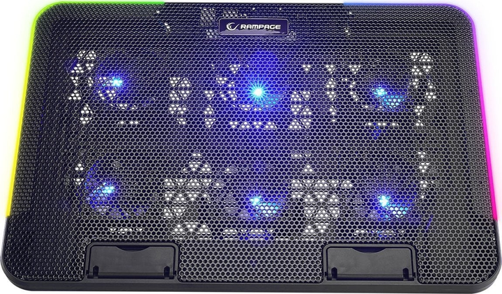 Підставка для ноутбука Rampage Sixpower R9 Black - зображення 2