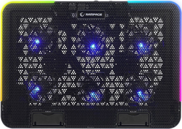 Підставка для ноутбука Rampage Sixpower R9 Black - зображення 3
