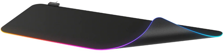 Podkładka gamingowa Rampage MP-24 RGB Black (8680096116063) - obraz 1