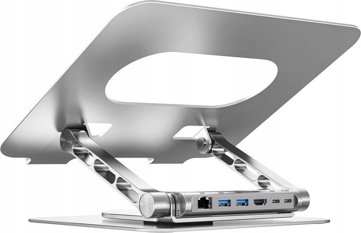 Podstawka pod laptopa Unitek Laptop Stand with Detachable USB-C Hub (D1109B01) - obraz 3