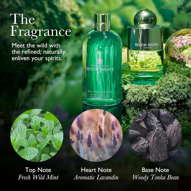 Гель для душу та ванни Molton Brown Wild Mint and Lavandin 300 мл (5030805015027) - зображення 2