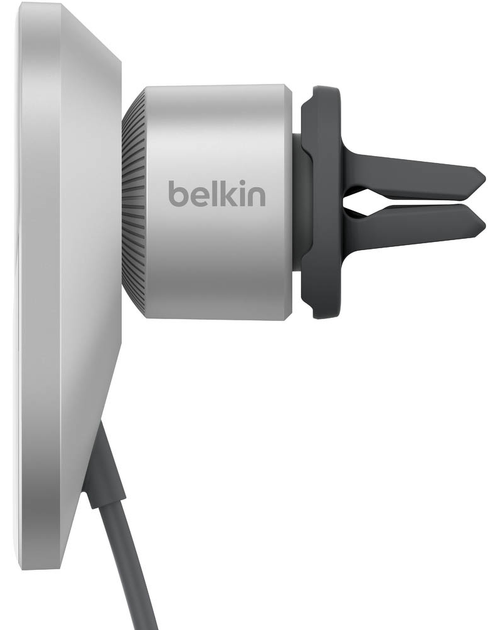 Автомобільний зарядний пристрій Belkin BoostCharge Pro Magnetic Qi2 15W Grey (WIC008BTGR-NCV2) - зображення 7