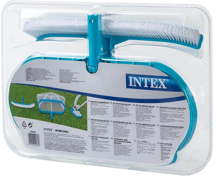 Набір для чищення басейну Intex сачок, щітка, вакуумна насадка (6941057404653) (955555911152757) - Уцінка - зображення 1