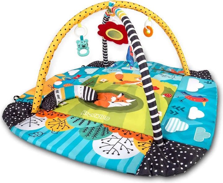 Mata interaktywna edukacyjna Ricokids Lisek 110 x 100 cm (5908220476320) - obraz 2
