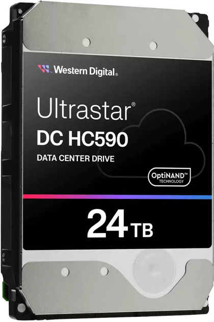 Dysk twardy Western Digital Ultrastar HC590 24TB 7200rpm 512MB 3.5" SATAIII (WUH722016CLE6L4) - obraz 3