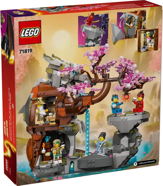 Zestaw klockow LEGO NINJAGO Swiatynia Smoczego Kamienia 1212 elementow (71819) (955555911180493) - Outlet - obraz 1