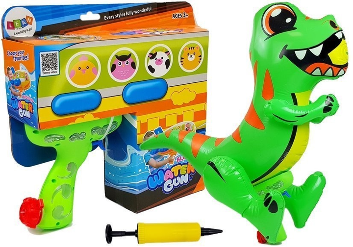 Pistolet na wodę LEAN Toys Dinosaur duży pompowany 8210 (5903802455878) - obraz 2