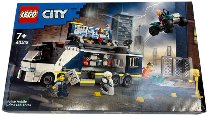 Конструктор LEGO City Пересувна поліцейська криміналістична лабораторія 674 деталей (60418) (955555910661410) - Уцінка - зображення 4