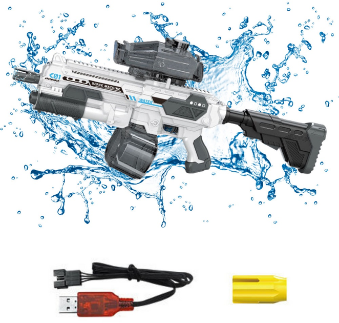 Водяний автомат LEAN Toys M16 космічний 1350 мл 24377 (5905991055051) - зображення 4