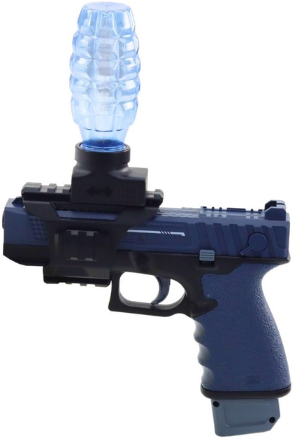 Пістолет автоматичний LEAN Toys Glock на гідрогелеві кульки Синій 24830 (5905991058809) - зображення 2