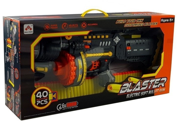 Karabin LEAN Toys na strzałki piankowe z tarczą 5087 (5907625589369) - obraz 1