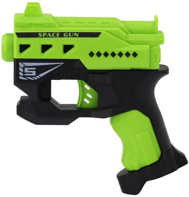 Mini pistolet LEAN Toys na strzałki piankowe z przyssawkami Zielony 19724 (5905991010999) - obraz 2