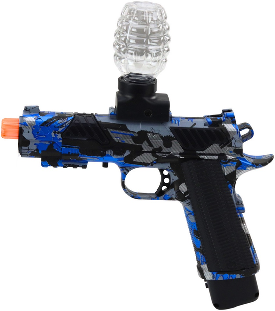 Pistolet elektryczny LEAN Toys na kulki wodne Grafitti Niebieski 24268 (5905991054146) - obraz 3