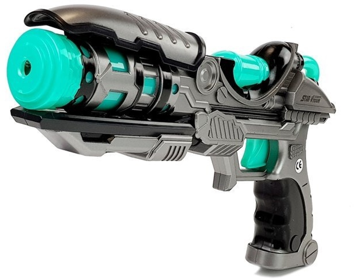 Zestaw kosmicznej broni LEAN Toys Pistolet laserowy z mieczem 7099 (5904665997482) - obraz 3