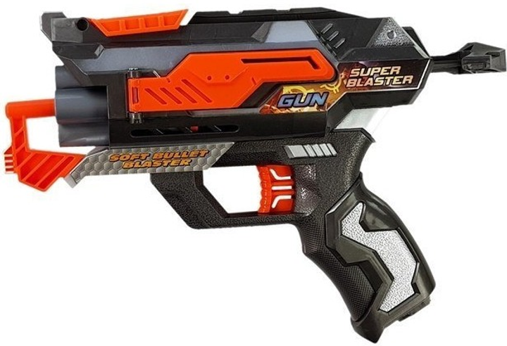 Pistolet rozkładany LEAN Toys na piankowe strzałki z maską 5088 (5907625589376) - obraz 3