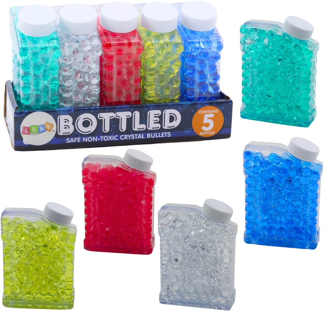 Zestaw pojemników LEAN Toys z kulkami wodnymi żelowymi do pistoletu 5 szt 24824 (5905991058748) - obraz 3