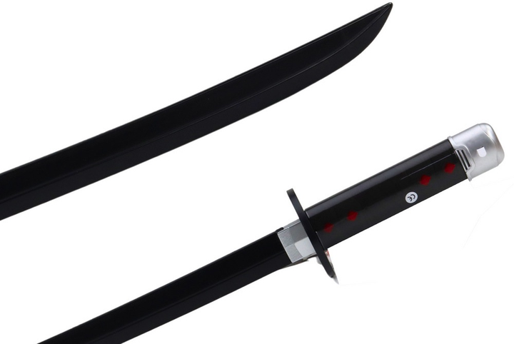 Самурайський меч LEAN Toys Nichirin на батарейках зі звуком Чорний 11145 (5905991032199) - зображення 3