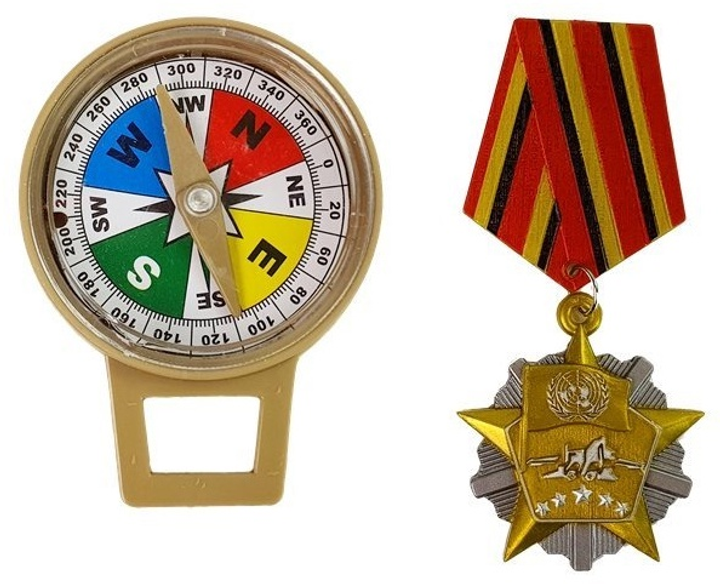 Zestaw wojskowy LEAN Toys Pistolet z akcesoriami Jasno-zielony 7873 (5903802454642) - obraz 6