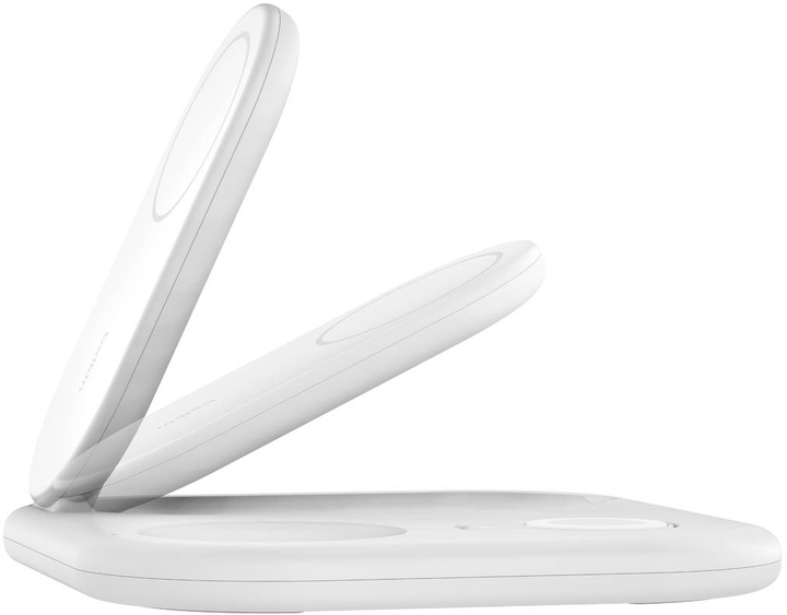 Ładowarka bezprzewodowa Belkin BoostCharge Magnetic 3w1 Qi2 15W White (WIZ029VFWH) - obraz 6