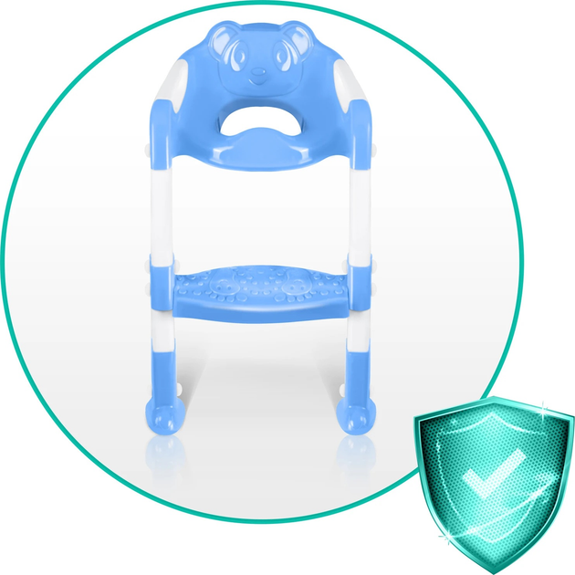 Накладка на сидіння туалету з драбинкою Ricokids Коала 729100 Синя (5903890613815) - зображення 7