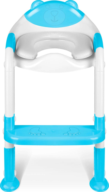 Накладка на сидіння туалету з драбинкою Ricokids Ведмедик 729200 Синя (5903890613822) - зображення 2