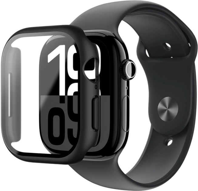 Etui AMAZINGthing Radix Glass do Apple Watch 42mm ze szklem hartowanym Black (4896238001416) - obraz 8