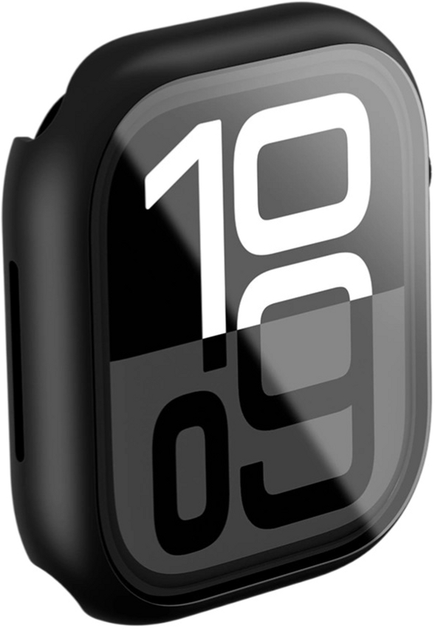 Чохол AMAZINGthing Radix Glass для Apple Watch 46mm із загартованим склом Black (4896238001409) - зображення 4