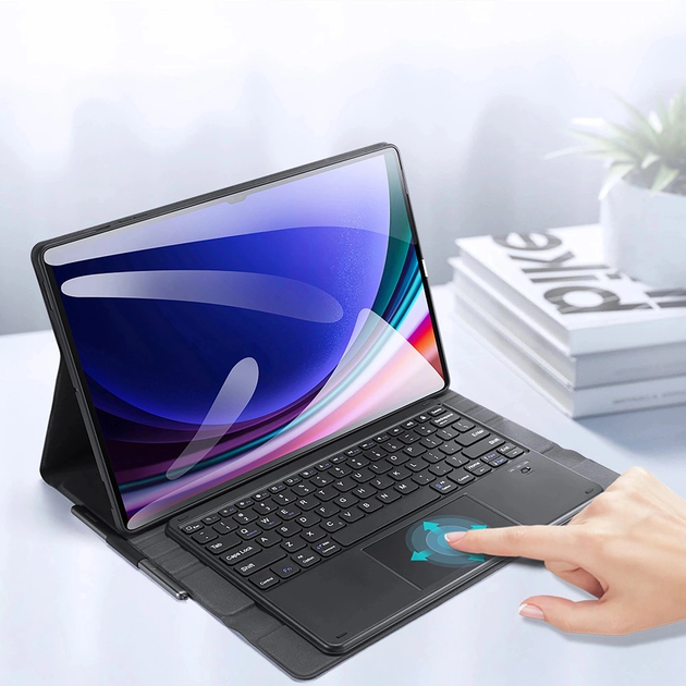 Обкладинка DUX Ducis (Seria TK) для Samsung Tab S9 Ultra з клавіатурою Bluetooth Black (6971824159516) - зображення 7