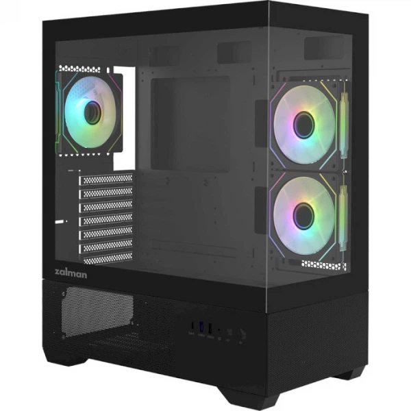 Корпус Zalman Chronix, Black, Mid Tower, без бп, для atx / Micro