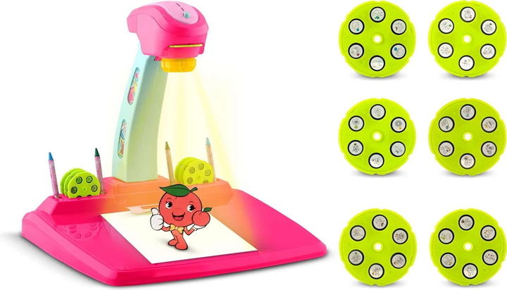 Проектор для навчання малювання Ricokids 772000 Рожевий (5903890613006) - зображення 2