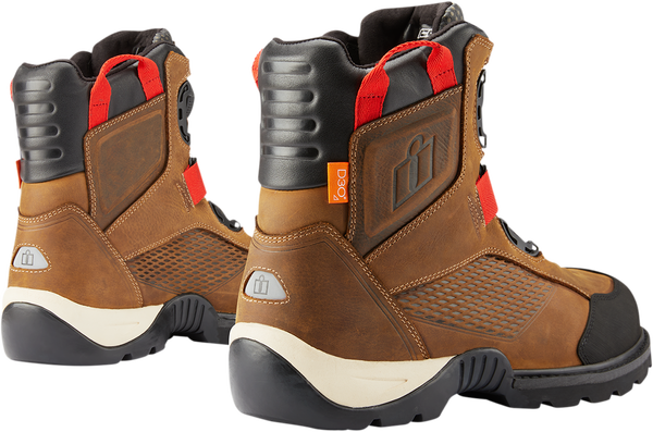 Мотоботи ICON Stormhawk, 9.5, Коричневий (2773253) - изображение 2