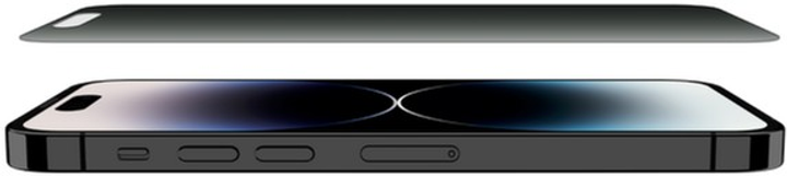 Захисне скло Belkin ScreenForce TemperedGlass Privacy Treated для Apple iPhone 16 Plus / 15 Plus / 14 Pro Max (OVA148ZZ) - зображення 2