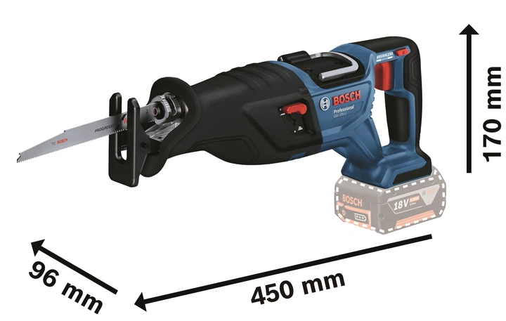Piła szablasta Bosch GSA 185-LI (06016C0020) - obraz 4